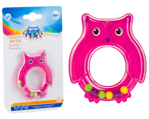Брязкальце Canpol babies Pink Owl