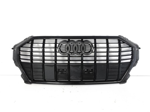 AUDI Q3 II F3 83A S-LINE 18-25 grid grill grille W bumper front BLACK