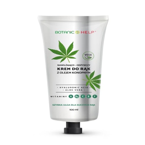 Botanic Help krem do rąk z olejem konopnym 100 ml