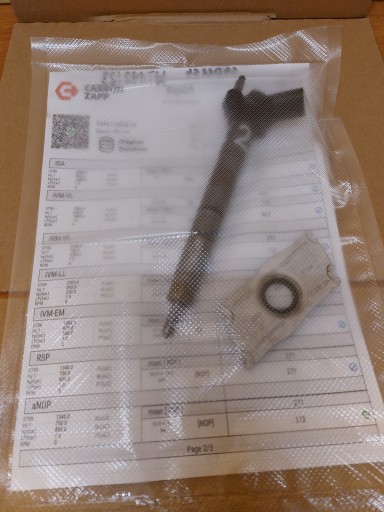 Iniettore AUDI 2.0TDI BOSCH 0445116030-20 WYDRUK