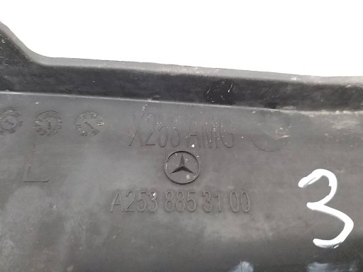MERCEDES GLC 253 15- AMG volant vzduchový předek levá A2538853100