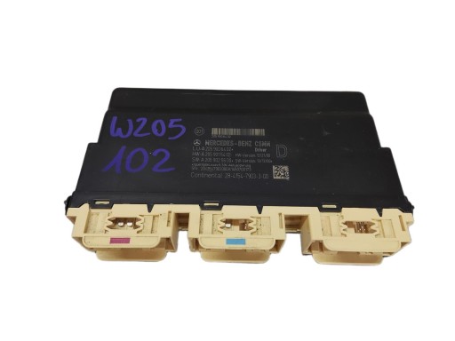 W205 #102 - Модуль контроллера сиденья mercedes c class w 205 a2059006402