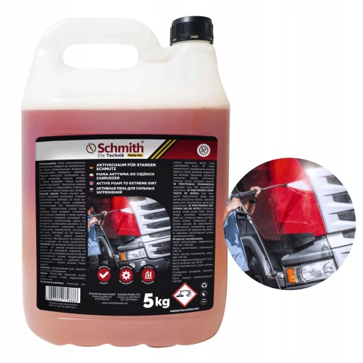 SCHMITH АКТИВНА ПІНА ДЛЯ ВАЖКИХ ЗАБРУДНЕНЬ 5 КГ