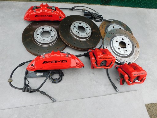 Mercedes 45s AMG W245 W175 W118 calipers discs plates front rear part komplet OEM