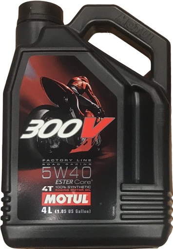 MOTUL OIL 5W40 4L 300V FACTORY LINE ROAD RACING / ESTER CORE / МОТОЦИКЛЫ 5