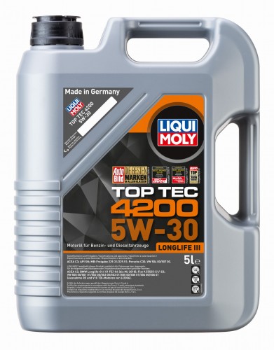 МОТОРНОЕ МАСЛО 5W30 5L TOP TEC 4200 8973 ЖИДКОСТЬ