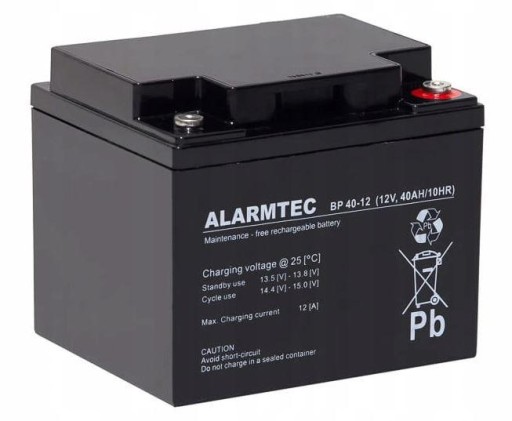 Alarmtec bp series agm аккумулятор 12 в 40 ач
