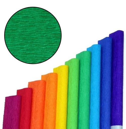 Титановий гофрований цигарковий папір. Відтінки зеленого