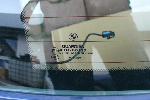 heckklappe kofferraumdeckel FENSTER Kofferraum BMW X3 E83 04-07r. A07