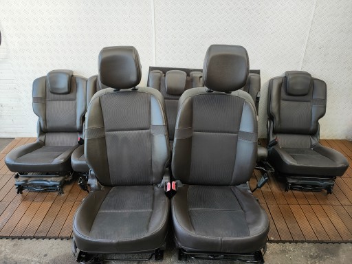 RENAULT SCENIC III 09-16 innere Sitze Türverkleidung Verkleidung TUNEL 7-OSOB Halbleder
