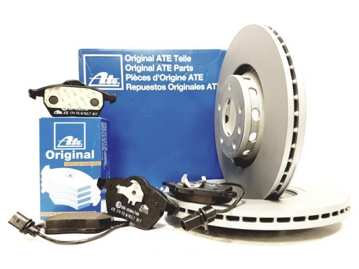 Ate диски + колодки передні AUDI A4 B6 B7 A6 C5 312мм