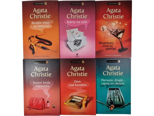 Zdjęcie egzemplarza: Agata Christie / zestaw 6 książek / Dom nad kanałem Śmierć Lorda
