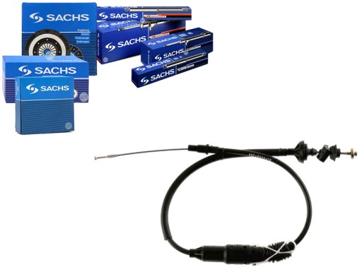 SAC3074 003 - SACHS трос сцепления VW T4 9 90 - (дл.1251) с SAMOR