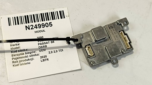 control unit module LED 992941597A VOLKSWAGEN PASSAT B8