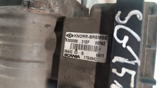 ventil EBS NACZEPY SCANIA KNORR-BREMSE K000089