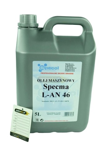 OSP L AN 46 20L SPECOL L-AN 46 20L / МАШИННА МАСТИЛА