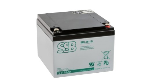 Vrla agm акумулятор 12v 26ah (термін служби 10-12 років) sbl26-12i
