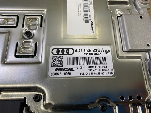 AUDI A8 4H LIFT amplifier BOSE 4G1035223A