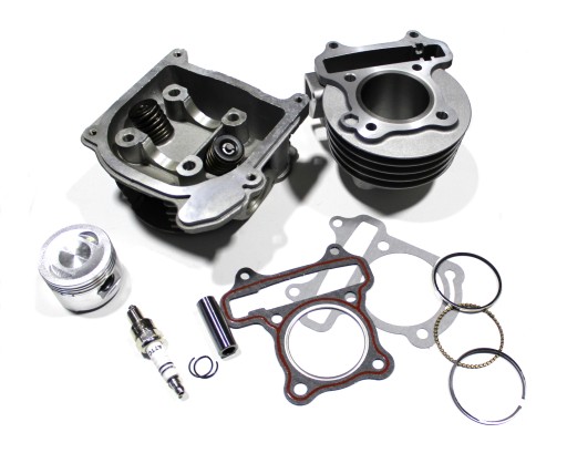 GCA7GY680 - Комплект головки цилиндра 80CC скутер GY6 4T ROMET