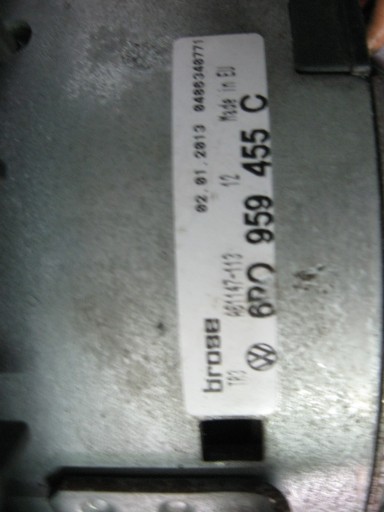 6Q0959455AD - Двигун без вентилятора Polo 6r