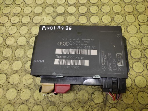 AUDI A4 B6 Unité commande confort 8E0959433AP