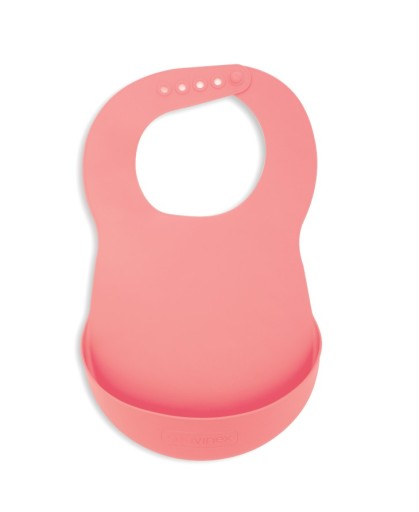 Силіконовий нагрудник Suavinex Відтінки рожевого