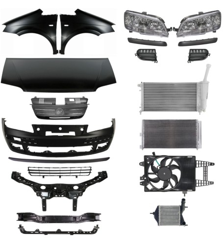 Inny142 - Fiat Idea 04-11 Ремень бампера Капот Крыло