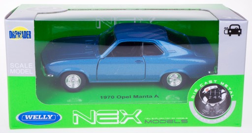 1970 OPEL MANTA A MODEL METALOWY WELLY 1:34/39 NIE 13411183262