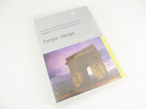 MAPA DVD EUROPA MERCEDES COMAND APS 2009/2010