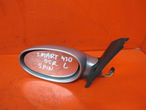SMART ForTwo LIFT 450 mirror electrics left silver 5 PIN EB1 EA4 EURO