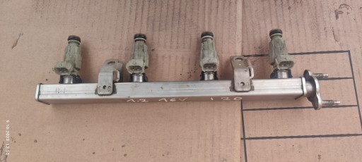 HYUNDAI I20 I10 Injecteur Injecteurs Rampe injection KOMPLET 1.2 16V G4LA