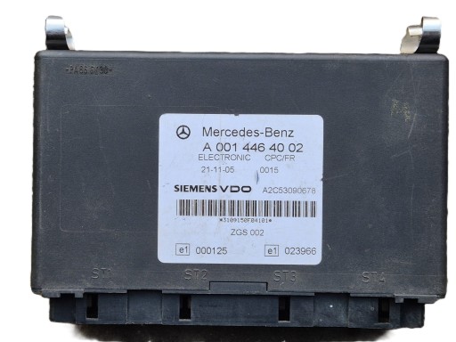 Контроллер компьютера cpc/fr mercedes mp4 a0014464002 vdo a2c53090678 actros