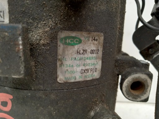 KIA SPORTAGE III IX35 compressor of the air conditioning 1,7 CRDI