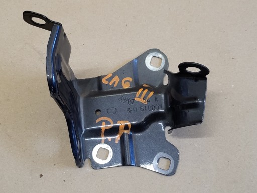 Consolle staffa parafango Destra Anteriore RENAULT LAGUNA III nero TEB66 OE