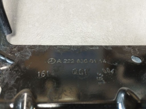 MERCEDES S KLASA W222 2014 bracket of a valve A2228300114