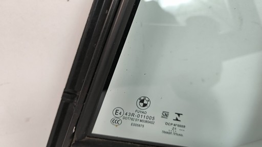 BMW 3 G21 7433981 window trojkatna rear left door 21r