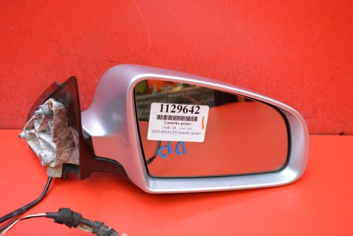mirror right silver EU 010681 AUDI A4 B6 00-05 5 PIN