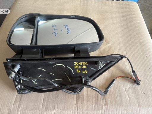 FIAT DUCATO III CITROEN JUMPER II mirror left 8+2 PIN