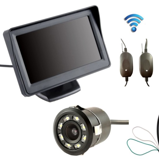 Монитор 4,3 беспроводная камера бампер выкл линии