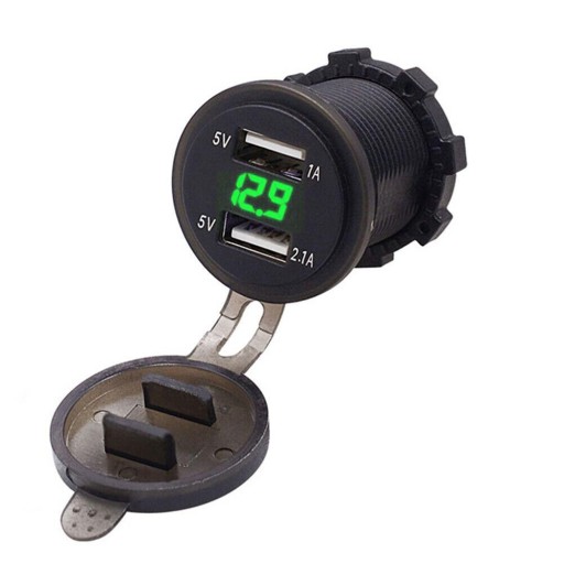 6944259995080 - для Dual USB Мото адаптер 24V авто спліттер вилка