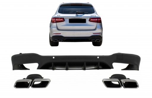 5997729 - Дифузор для Mercedes GLC X253 SUV 15-19 GLC63 Look