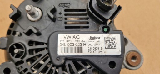 alternator VW SKODA AUDI 04L903023H 180A IDEAL original