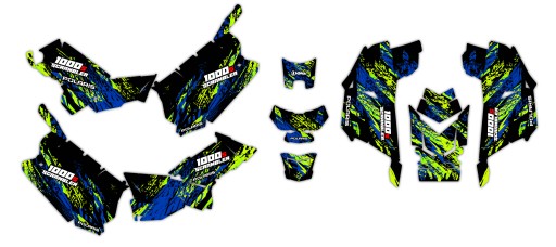 Шпон / наклейки quad Polaris Scrambler XP 1000S