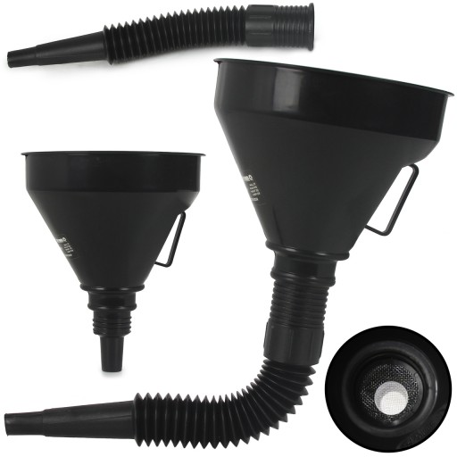 УНИВЕРСАЛЬНАЯ ПЛАСТИКОВАЯ ВОРОНКА С ГИБКИМ НАКОНЕЧНИКОМ