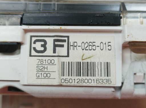 Instruments tachymètre compte tours HR-0265-015 Honda HR-V et (1998-2006)