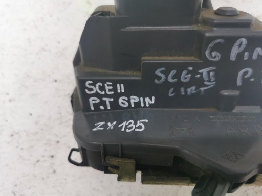 lock door right rear part RENAULT SCENIC II 6 PIN