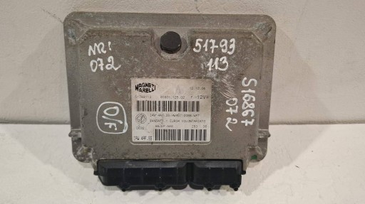 Компьютер контроллера двигателя 51793113 fiat panda ii 1.1