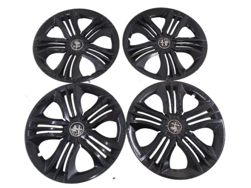 ALFA ROMEO Enjoliveurs KOMPLET Noir 15 CALI