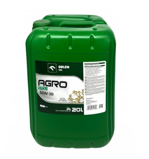 Масло орлен/лотос агро стоу 10w30 20л | многофункциональный | для сельскохозяйственной техники