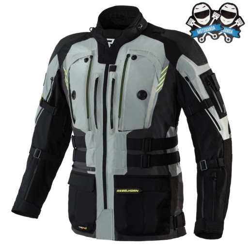 КУРТКА REBELHORN PATROL GREY/BLACK/FLO YELLOW